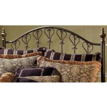 Hillsdale Huntley Dusty Bronze Metal Post Headboard Without Frame - Full/Queen - 1332HFQ