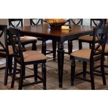 Hillsdale Northern Heights Counter Height Dining Table With 18 Inch Leaf - Cherry/black - 4439-835