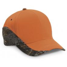 Cobra Caps Superflauge Game Camo Edge Heavy Canvas Cap - Flame Orange/SG
