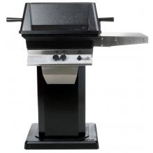 PGS Gas Grills A30 Cast Aluminum Natural Gas Grill On Black Patio Base