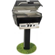 Broilmaster P3-SXN Super Premium Grill On Black In-Ground Post