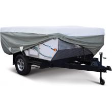 Classic Accessories PolyPRO 3 Folding Camping Trailer Cover - Grey/White - Model 1