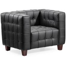 Zuo Modern Button Arm Chair Black 900200