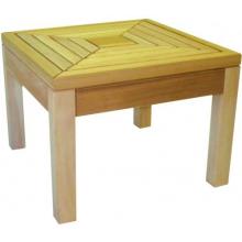 24 X 24 Inch Square Western Red Cedar Coffee Table With Interior Lacquer Finish By Cedar Delite