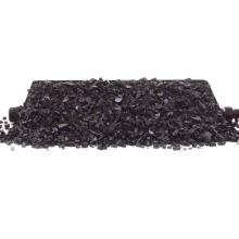 Peterson Fyre Glass 24 Inch Black See-Thru Vented Propane Fire Glass Set With G45 Glass Burner And Variable Flame Remote