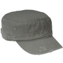 District Threads Distressed Military Hat - Olive