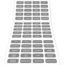 Blue Sea 8217 Gray Small Format Label Kit - 60 Labels