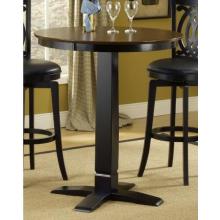 Hillsadle Dynamic Designs 36 Inch Pub Table - Brown Cherry/Black - 4975PTBBLK