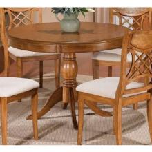 Hillsdale Glenmary/bayberry Round Pedestal Table With Oak Veneer - Oak - 4766dtb