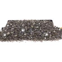 Peterson Fyre Glass 18 Inch Bronze Reflective Vented Natural Gas Fire Glass Set With G45 Glass Burner And Manual Safety Pilot