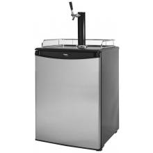 Cal Flame BBQ09843B Beer Tap Refrigerator - Stainless Steel Door / Black Top