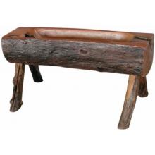 Groovy Stuff Teak Wood Plant Tray-Log - TF-868