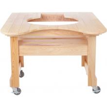 Primo Cypress Wood Table For Extra Large Oval - (4-Wheels)