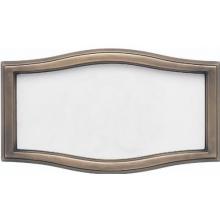 HouseMark Series Small Roundtangle Address Plaque - White W/ Antique Bronze