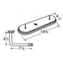 Stainless Steel Oval Single, Off-Center Burner 15301-71111