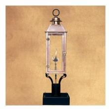Legendary Lighting Vulcan 3 Copper Propane Gas Light With Post Bracket And Electronic Ignition