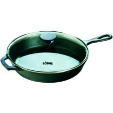 Lodge Skillets With Glass Cover 2 Inch Deep Logic Cast Iron Skillet - L10SKG3