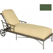 Windham Castings Provence Casual Back Chaise Lounge Cushion , Dupione Palm L