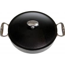 Lodge Pots 2.5 Quart Covered Seasoned Signature Series Cast Iron Casserole Pot - SS12CS