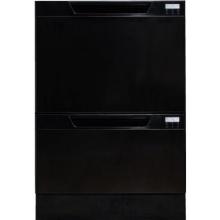 Fisher Paykel Dishwashers DishDrawer Tall Double Dishwasher - Black