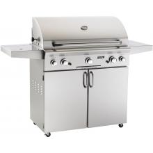 American Outdoor Grill 36 Inch Propane Gas Grill On Cart W/ Rotisserie & Side Burner