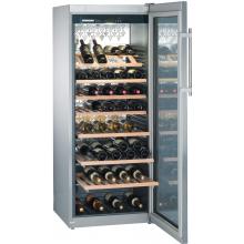 Liebherr WS-13500 135 Bottle Single Zone Freestanding Wine Cooler - Glass Door / Stainless Steel Trim