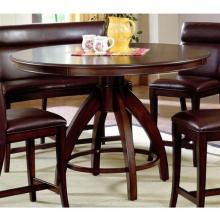 Hillsdale Nottingham Round Pedestal Counter Height Dining Table - Dark Walnut - 4077dtbg