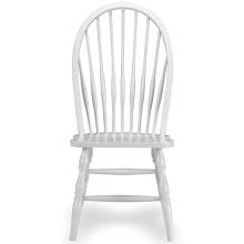 International Concepts Simply Linen Tall Windsor Side Chair - Linen White - 1C31-969