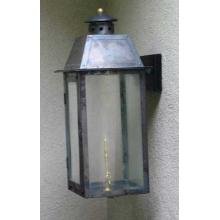 Regency GL25 Monroe Rue Propane Gas Light With Open Flame Burner And Manual Ignition On Wall Mount