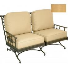 Windham Castings Provence Tailored Back Independent Spring Loveseat Cushion , Bamboozle Wheat LXX