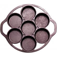 Lodge Pans Seasoned Cast Iron Drop Biscuit Pan - L7B3