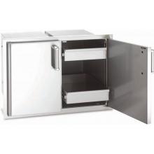 Fire Magic Echelon Stainless Double Access Door With Dual Drawers