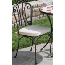 Alfresco Home Swirl Wrought Iron Bistro Chair
