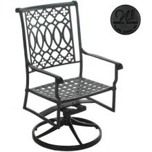 Windham Castings Elysee Swivel Dining Chair Frame Only, Black