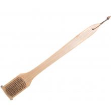 Deluxe Grill Brush W/ Hardwood Handle
