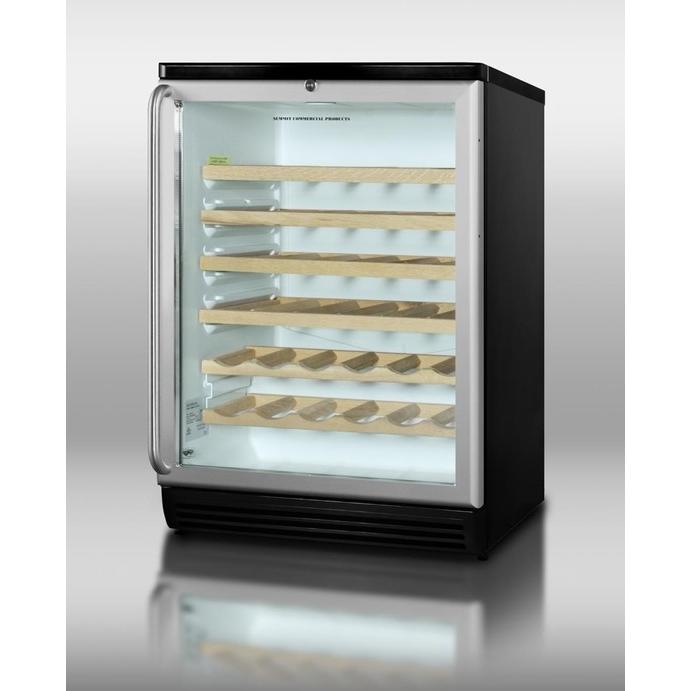 Summit Professional SWC6GBL-SHWO Under-Counter Wine Cellar