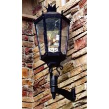 Gaslite America GL9000 Cast Aluminum Manual Ignition Natural Gas Light With Open Flame Burner And Standard Wall Mount