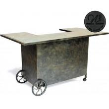 Windham Castings Rolls Roy Bars Desert Tan Tile Top Bar , Black