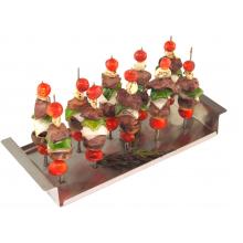 Vertical BBQ Skewers & Shish-Kabob Cooker Set