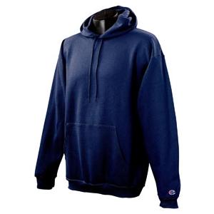 Champion 50/50 Hooded Pullover Sweatshirt Large - Navy