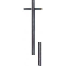 Gaslite America P111 10 Foot Black Steel 3 Inch Gas Light Post With Ladder Rest (Two Piece)