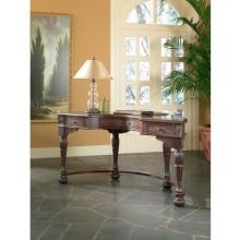 Powell Furniture - Masterpiece Hunt Desk - Distressed Faux Mahogany With Hand Painted Floral Motif - 311-380
