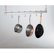 Concept Housewares CP40219 Chrome - Innovative 36-Inch Dual Track Ceiling Kitchen Rack