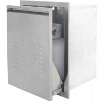 BBQ Guys Aspen Series Roll-Out Propane Tank Storage Bin