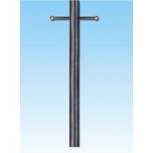 Gaslite America P120 10 Foot Smooth Black Aluminum Gas Light Post With Ladder Rest