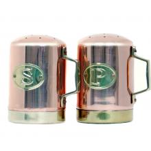 Old Dutch Copper Salt And Pepper Shakers - 4.25 Inch
