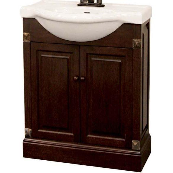 The Pegasus Salerno Combo Bathroom Vanity 24 Inches W/Euro-Style Sink And Mirror Cherry - HDV22
