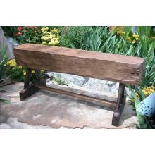 Groovy Stuff Feed Trough Teak Wood Garden Bench - TF-256