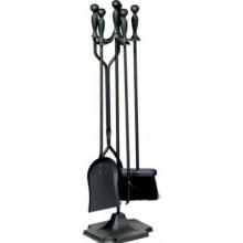 UniFlame 5 Piece Triple-Plated Black Fireset