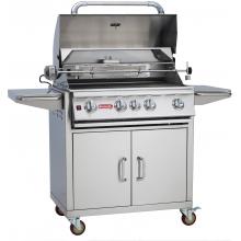 Bull Angus 4-Burner Stainless Steel Propane Gas Grill On Cart